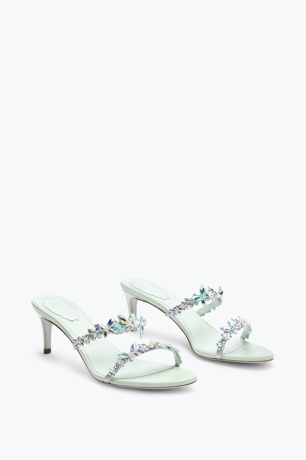 jeweled eden green mint mule 60 rene caovilla