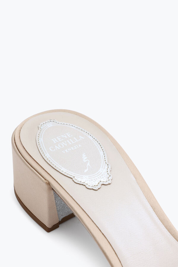 jeweled cinderella nude mule 40 rene caovilla