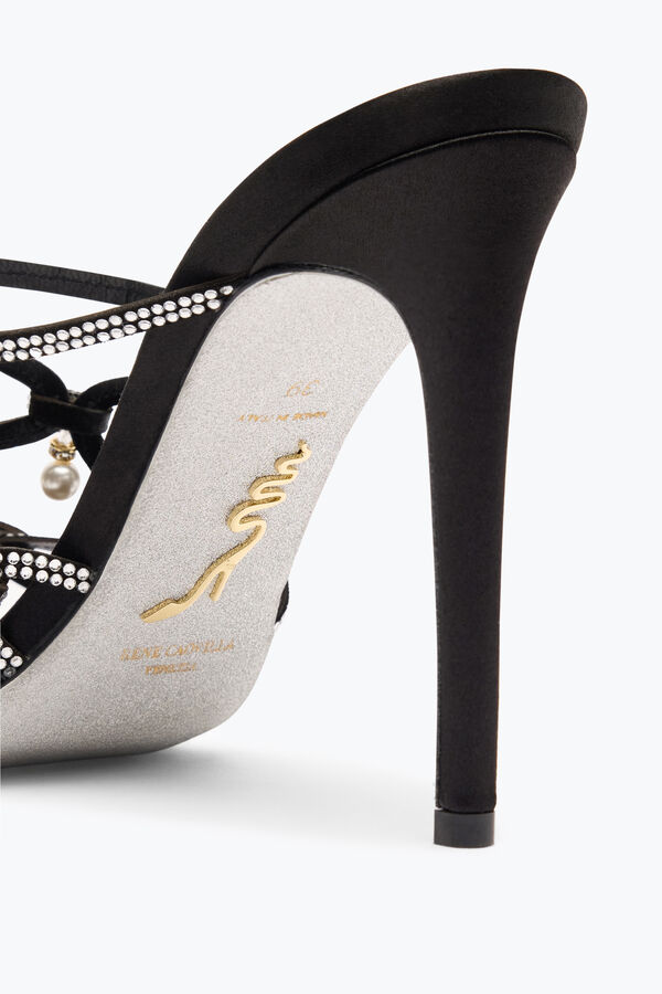 jeweled esmeralda black-slider-sandale 105 rene caovilla