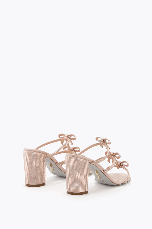 jeweled caterina blush pink mule 80 rene caovilla