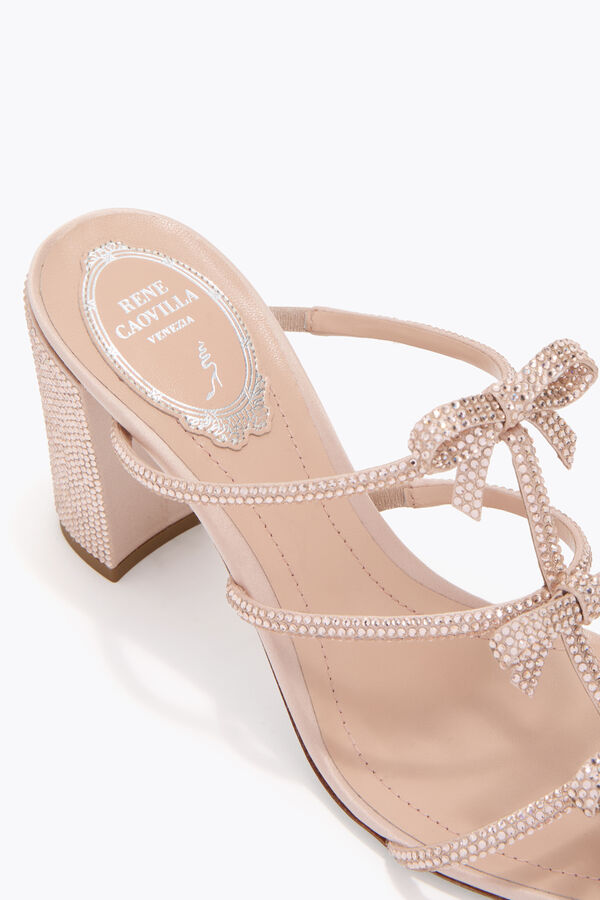 jeweled caterina blush pink mule 80 rene caovilla