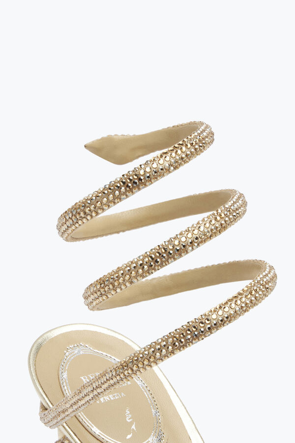 jeweled margot gold pumpe 80 rene caovilla