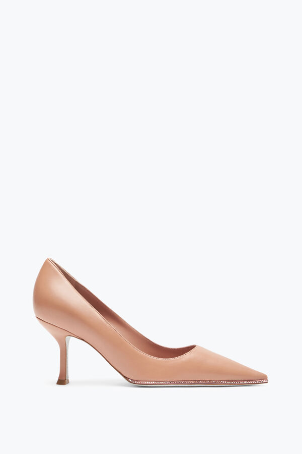 jeweled candice rose gold pumpe 80 rene caovilla