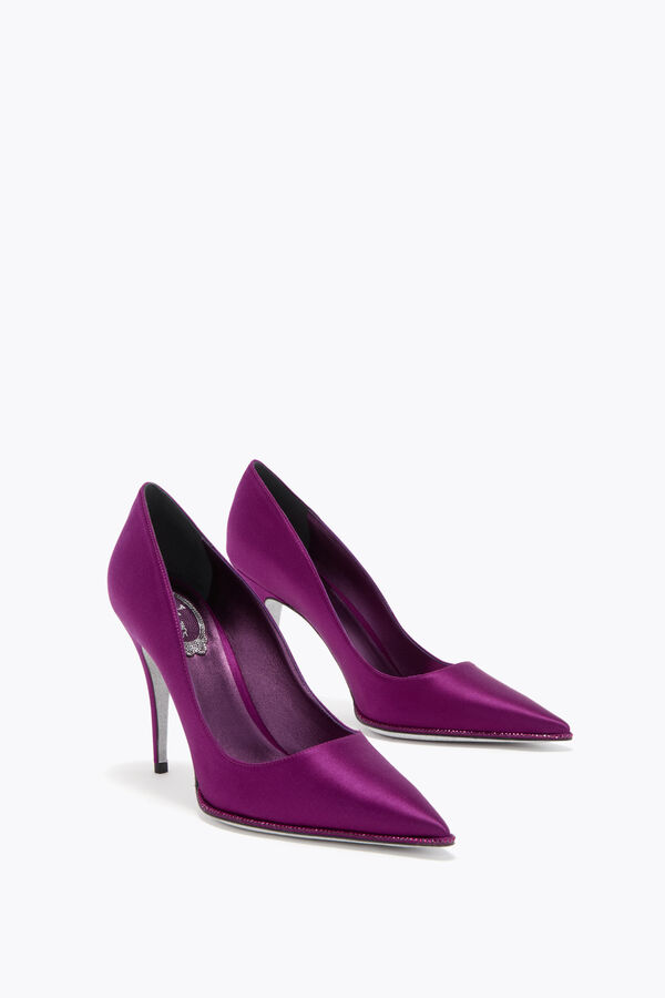 jeweled taylor crimson pumpe 100 rene caovilla