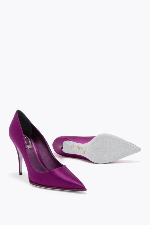 jeweled taylor crimson pumpe 100 rene caovilla