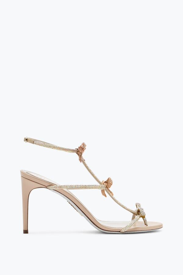 jeweled caterina gold sandale 80 rene caovilla