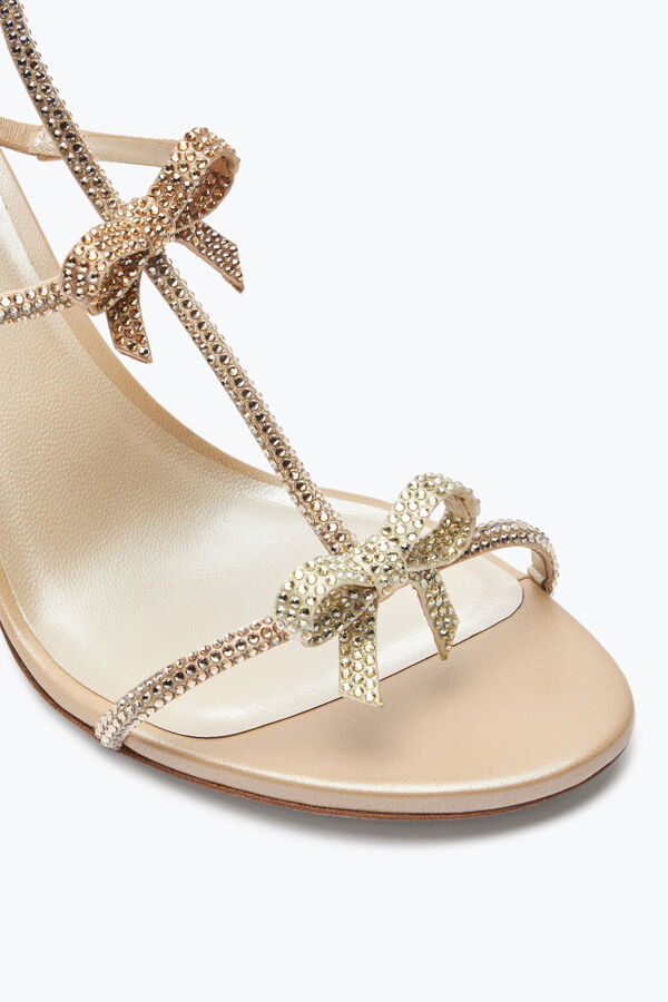 jeweled caterina gold sandale 80 rene caovilla