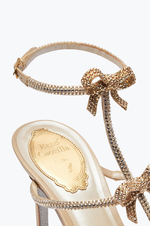 jeweled caterina gold sandale 80 rene caovilla