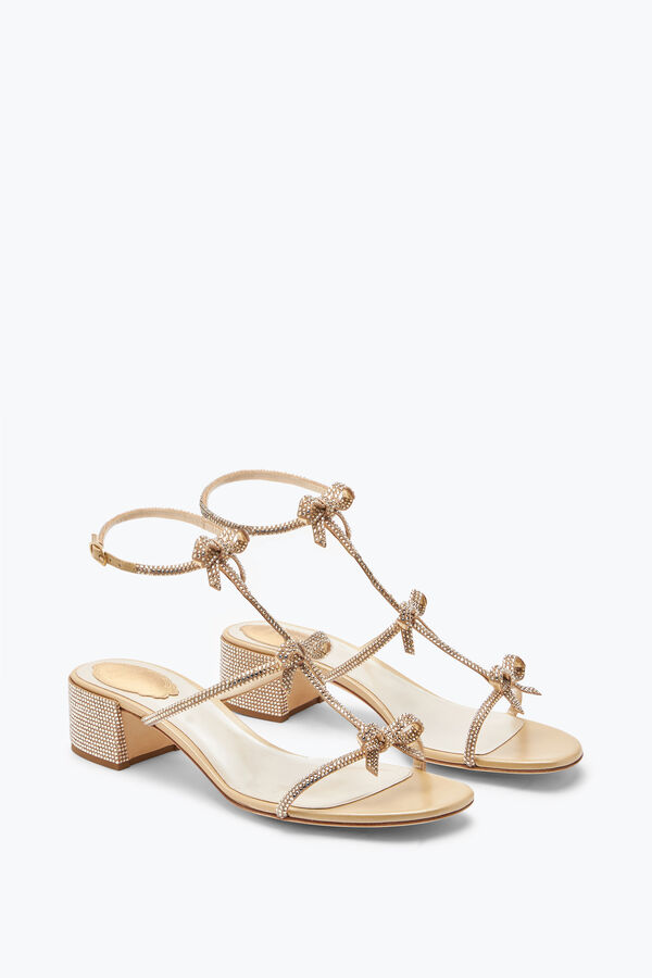 jeweled caterina crystal beige sandale 40 rene caovilla