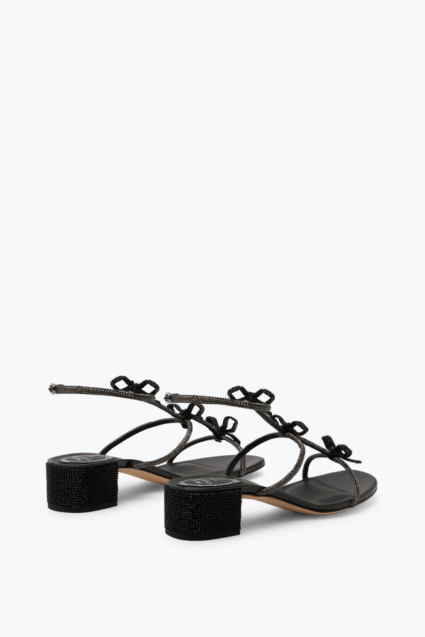 jeweled caterina kristall schwarz sandale 40 rene caovilla