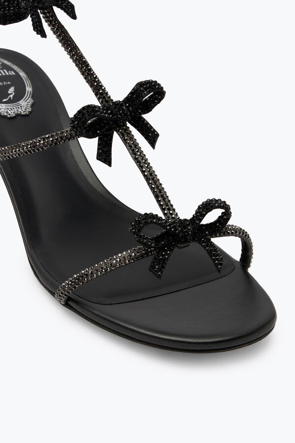 jeweled caterina kristall schwarz sandale 40 rene caovilla