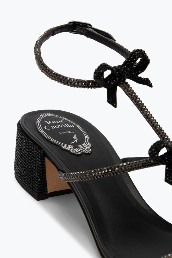 jeweled caterina kristall schwarz sandale 40 rene caovilla