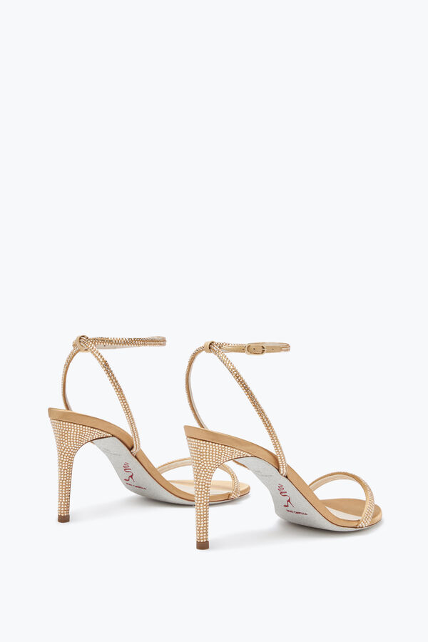 jeweled ellabrita crystal beige sandale 80 rene caovilla