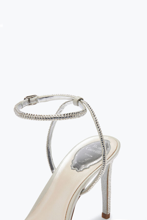 jeweled ellabrita crystal silver sandal 80 rene caovilla