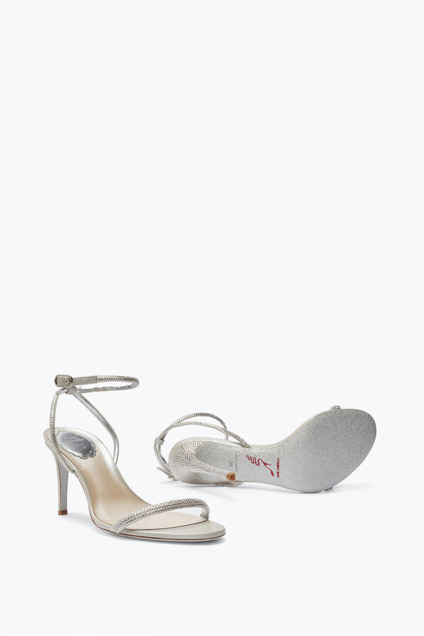 jeweled ellabrita crystal silver sandal 80 rene caovilla