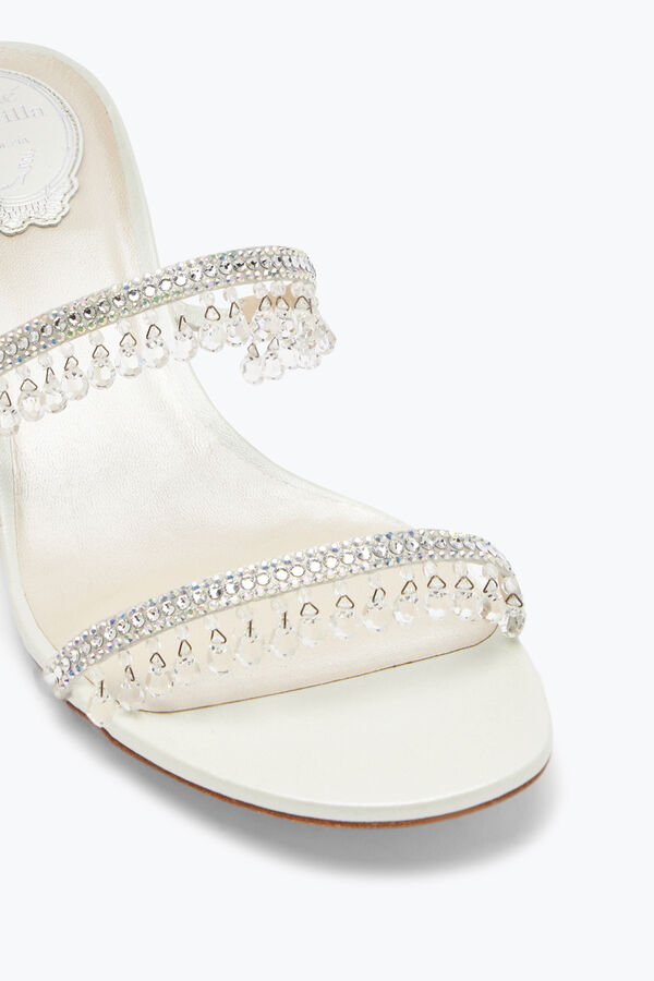 jeweled kronleuchter elfenbein sandale 40 rene caovilla