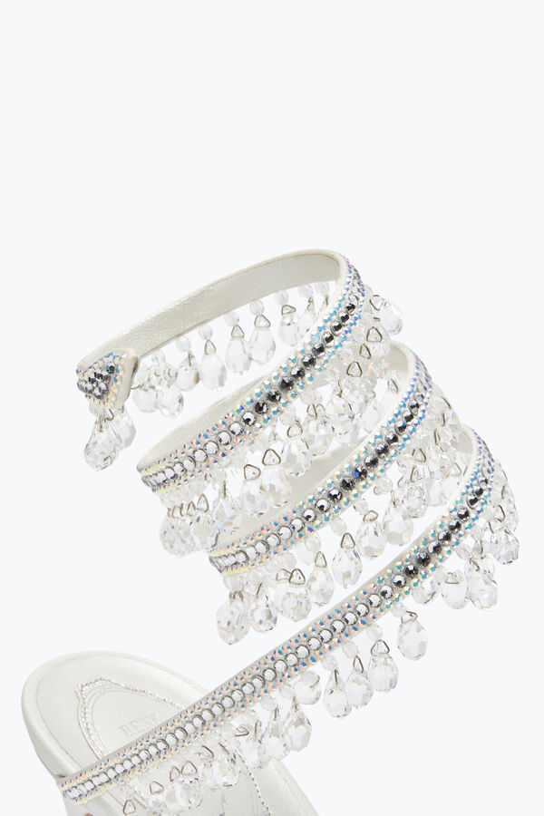 jeweled chandelier ivory sandal 105 rene caovilla