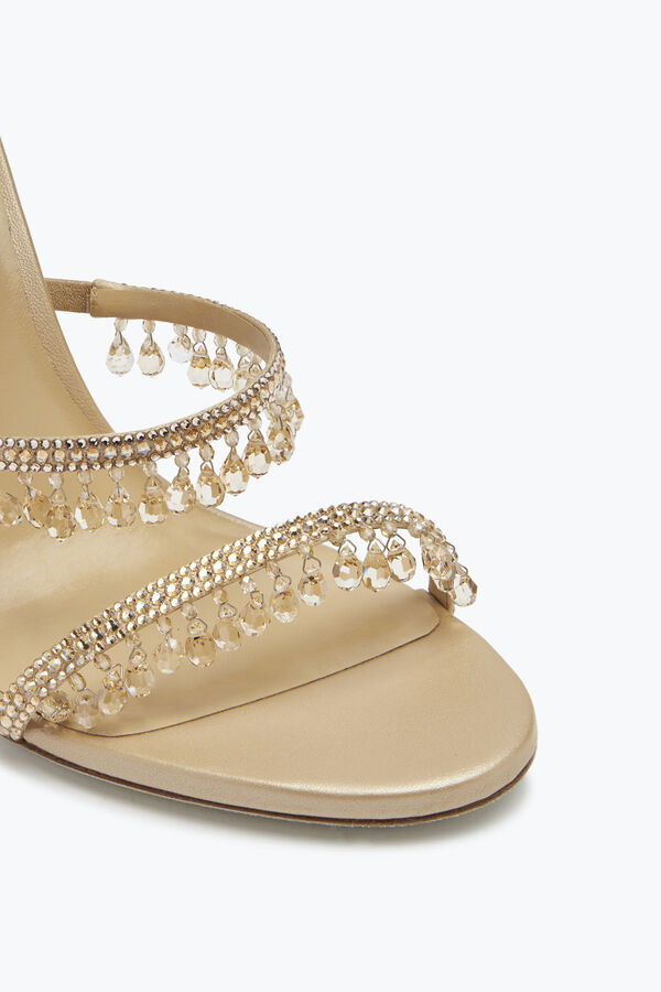jeweled chandelier crystal beige sandal 105 rene caovilla