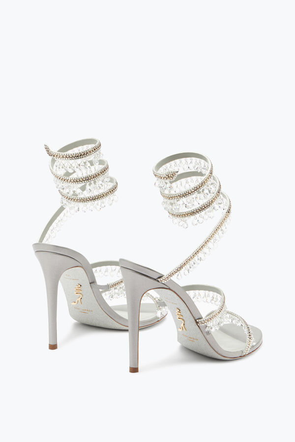jeweled kronleuchter silber sandale 105 rene caovilla
