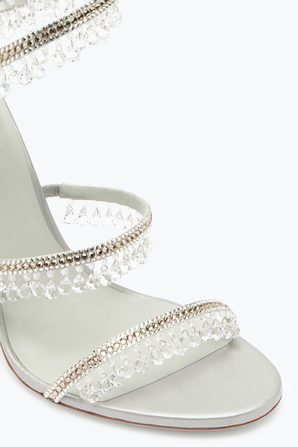 jeweled kronleuchter silber sandale 105 rene caovilla