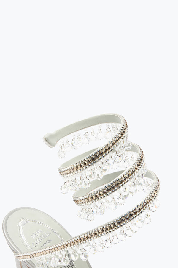 jeweled kronleuchter silber sandale 105 rene caovilla