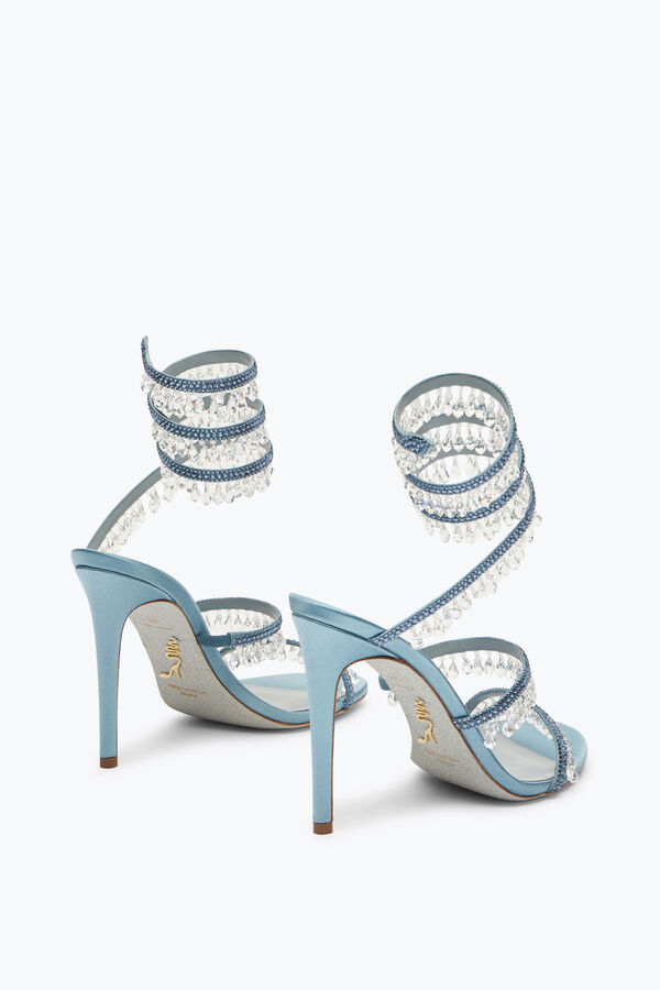 jeweled kronleuchter powder blue sandal 105 rene caovilla