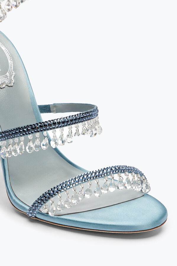 jeweled kronleuchter powder blue sandal 105 rene caovilla