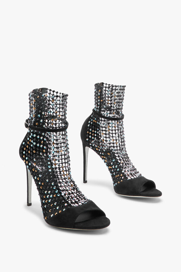 jeweled galaxia schwarz sandale 105 rene caovilla