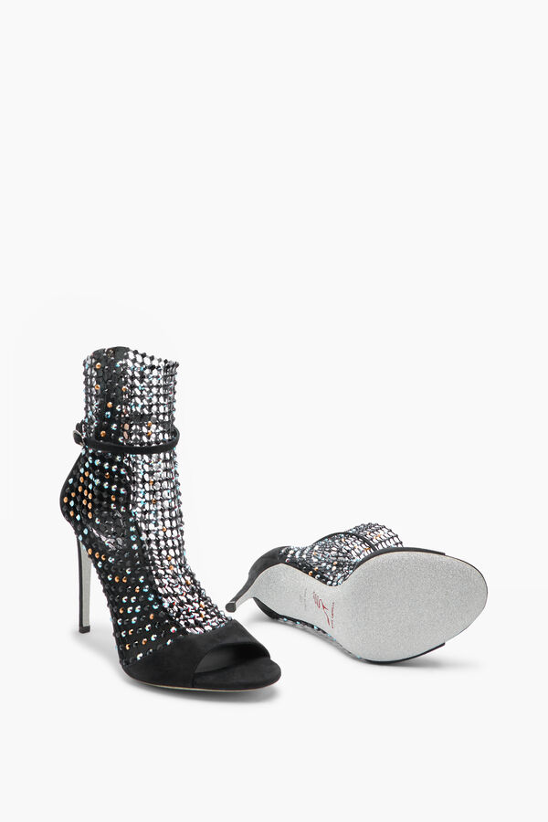 jeweled galaxia schwarz sandale 105 rene caovilla