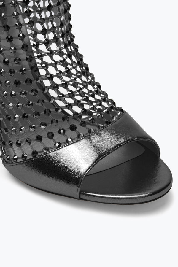jeweled galaxia metallic-anthrazit sandal 105 rene caovilla