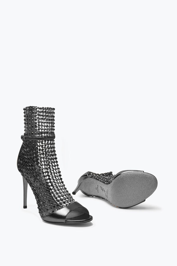 jeweled galaxia metallic-anthrazit sandal 105 rene caovilla