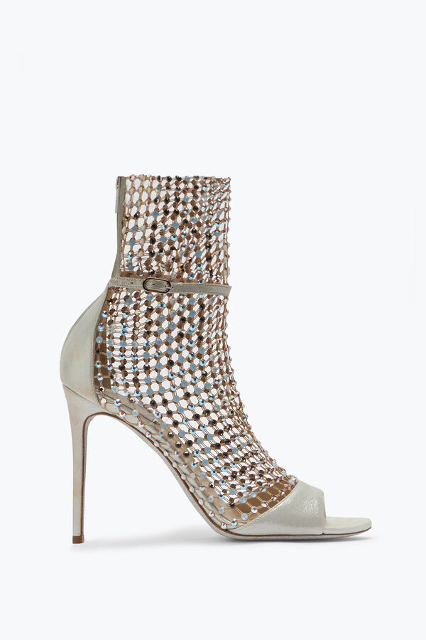 jeweled elfenbein stiletto ferse sandalen galaxia 105 rene caovilla