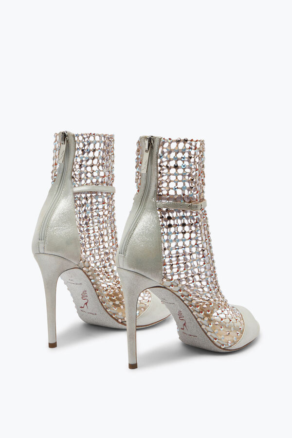 jeweled elfenbein stiletto ferse sandalen galaxia 105 rene caovilla