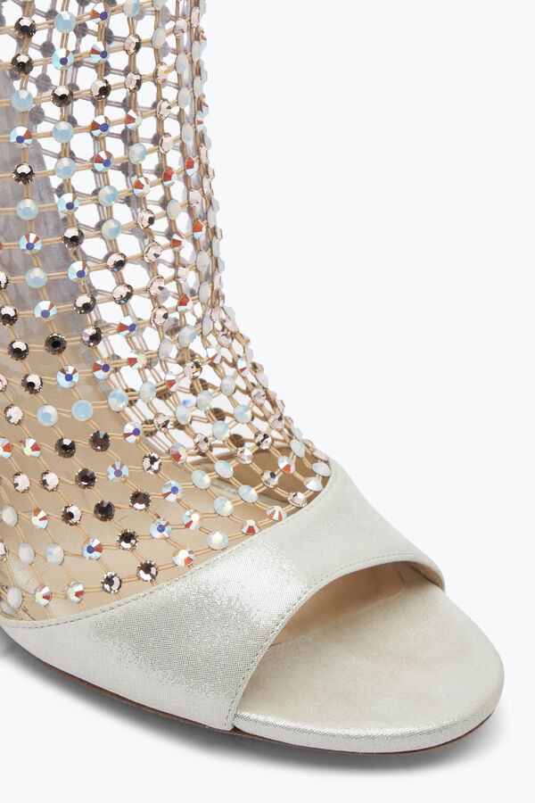 jeweled elfenbein stiletto ferse sandalen galaxia 105 rene caovilla