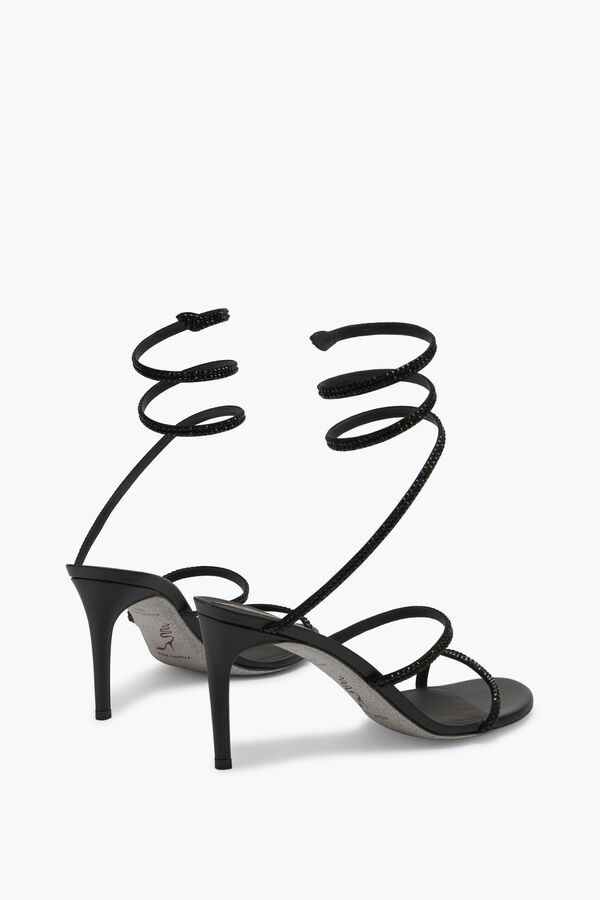jeweled dünne betuchte sandalen cleo rene caovilla