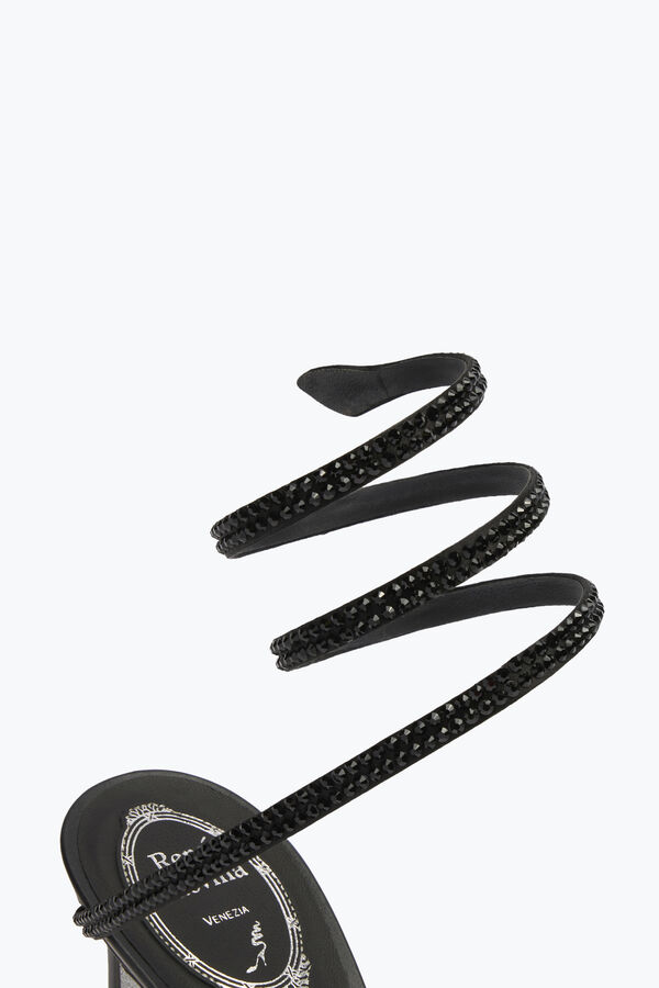 jeweled dünne betuchte sandalen cleo rene caovilla
