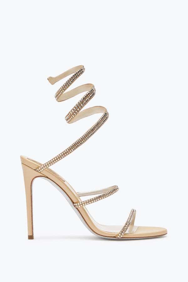 jeweled cleo nude sandal 105 rene caovilla