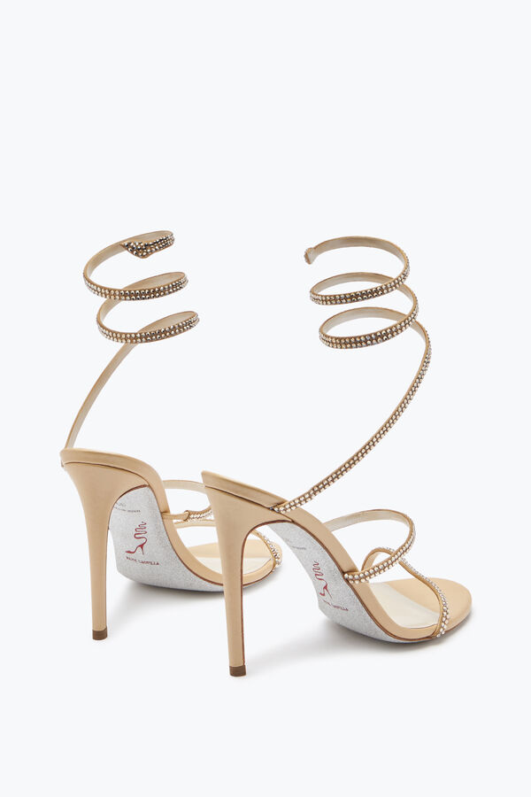 jeweled cleo nude sandal 105 rene caovilla