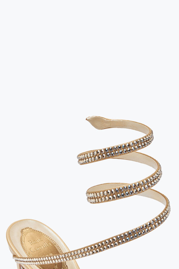 jeweled cleo nude sandal 105 rene caovilla