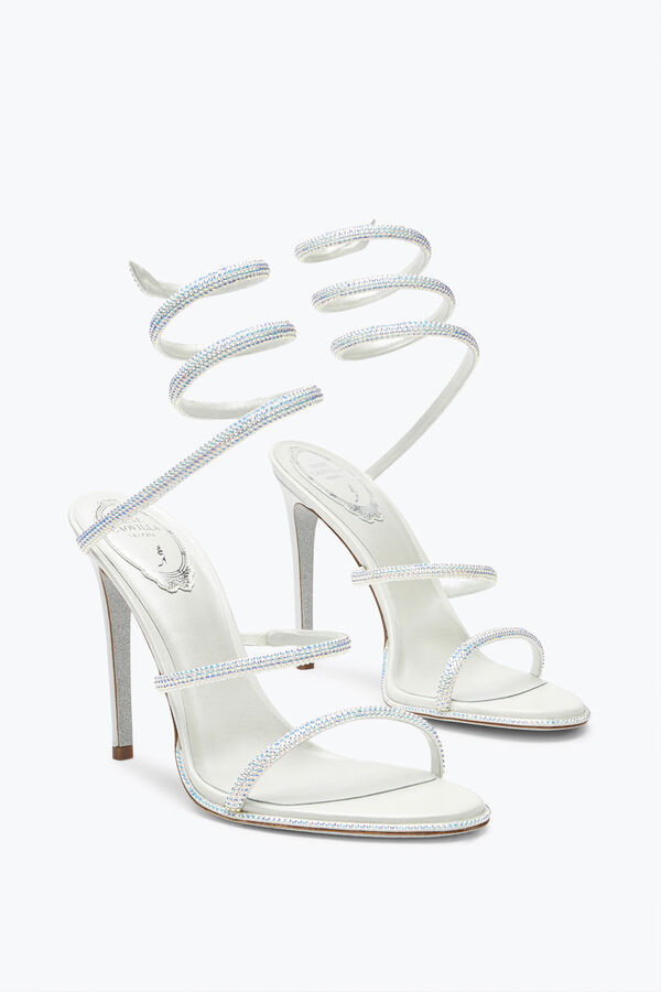 jeweled sandalen mit strass cleo rene caovilla