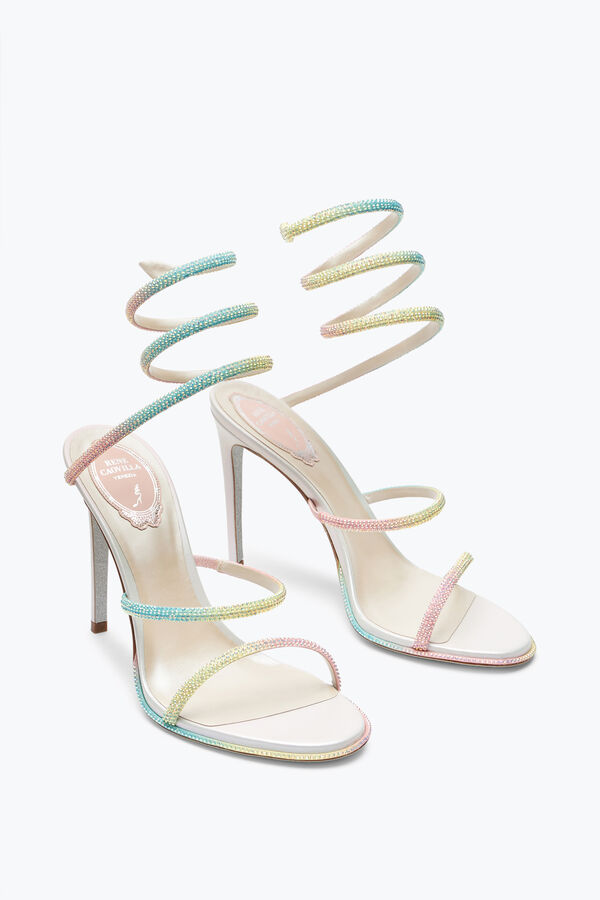 jeweled cleo burano sandale mit kristallen 105 rene caovilla