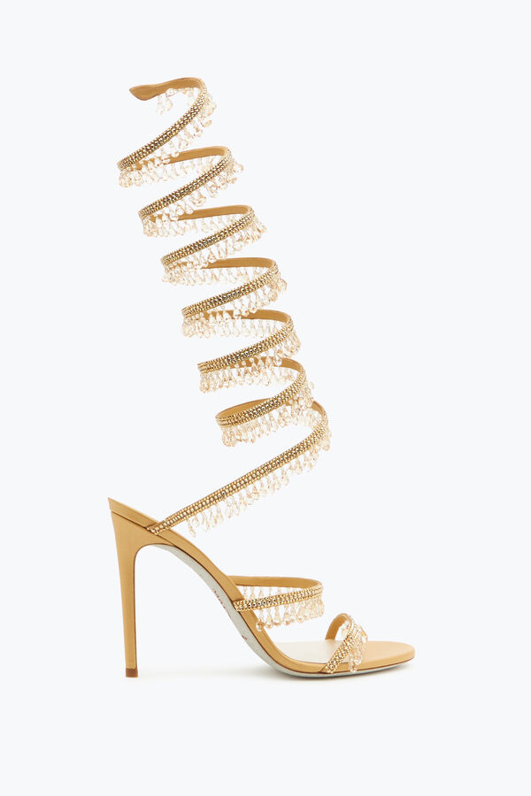 jeweled super kronleuchter gold sandal 105 rene caovilla