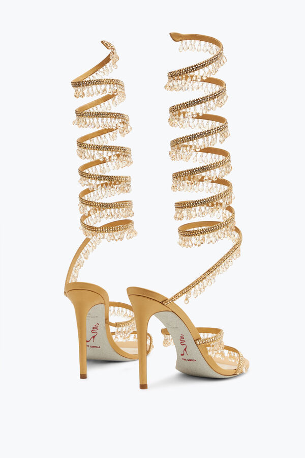 jeweled super kronleuchter gold sandal 105 rene caovilla