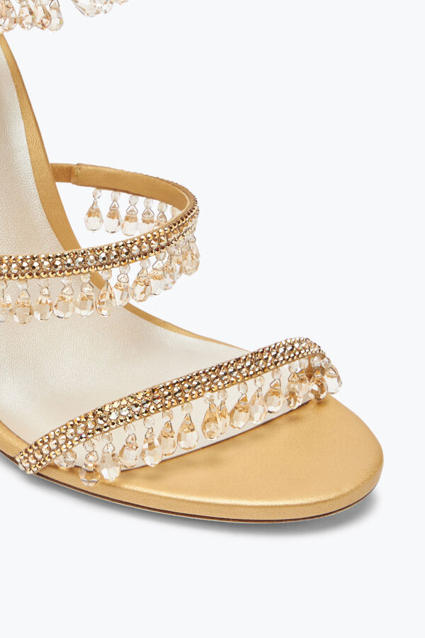 jeweled super kronleuchter gold sandal 105 rene caovilla