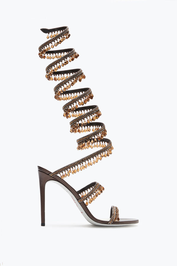 jeweled super kronleuchter bronze sandale 105 rene caovilla