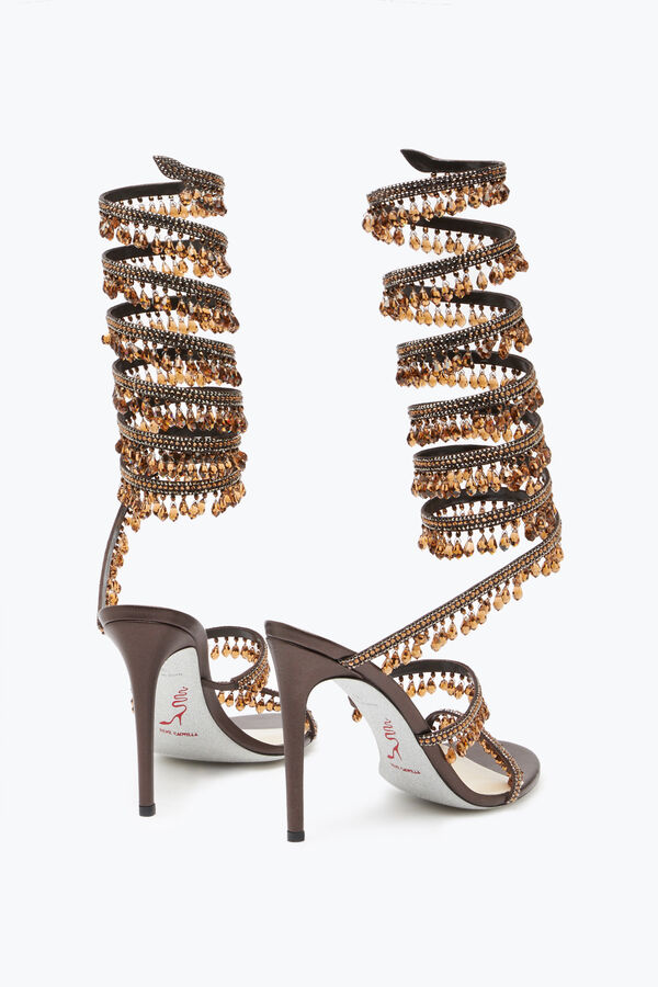 jeweled super kronleuchter bronze sandale 105 rene caovilla