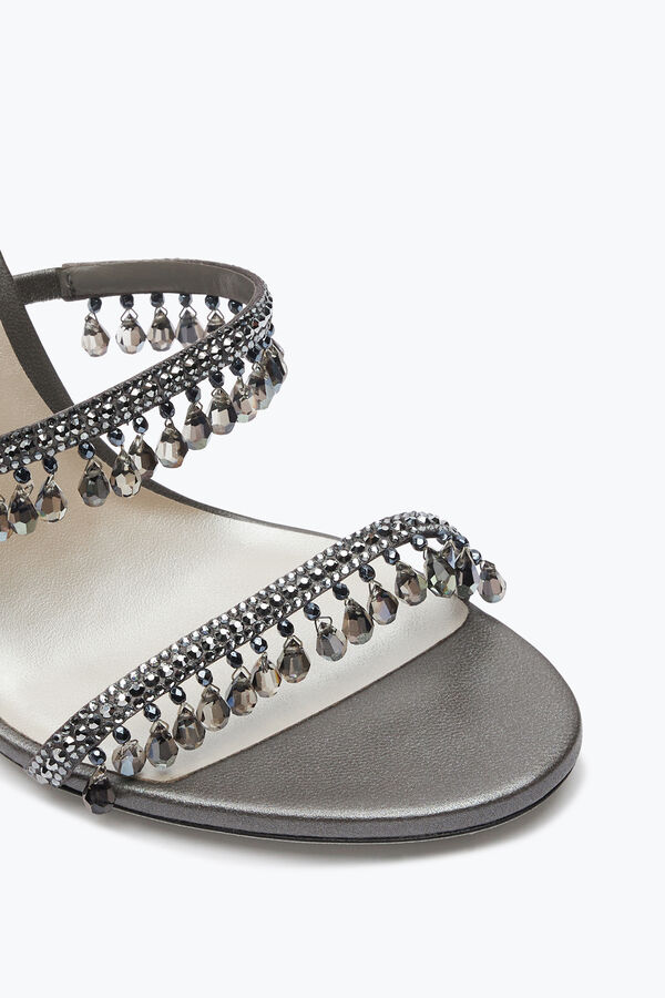 jeweled super kronleuchter anthrazit sandal 105 rene caovilla