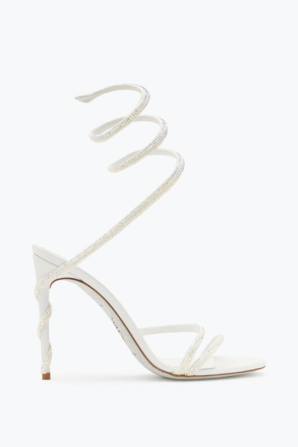 jeweled margot swarovski weiße sandale jewel rene caovilla