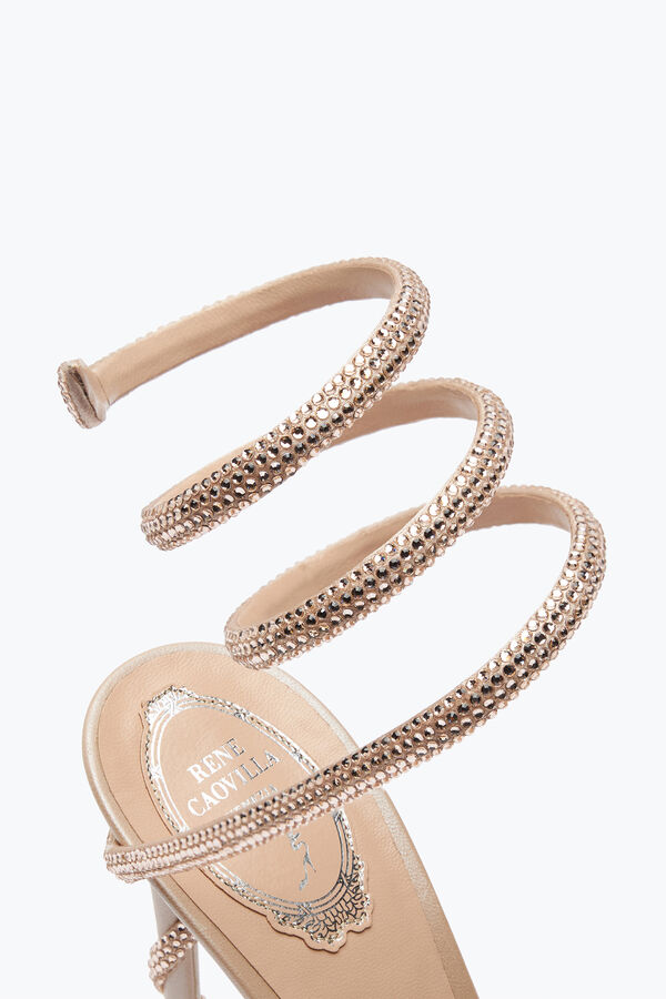 jeweled margot crystal eierschale-plattform sandale 120 rene caovilla
