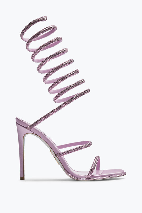 jeweled super cleo lilac sandal 105 rene caovilla